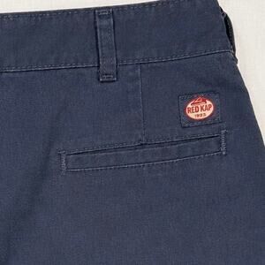 Red Kap Work Shorts Mens 32 Navy Uniform Chino Utility Workwear